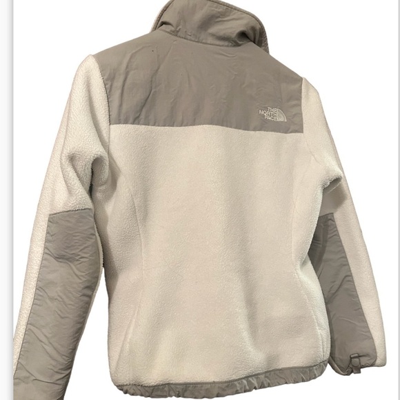 North Face Denali Jacket Fleece Women’s Sz XS Gray Zip Closure Pockets - Picture 3 of 8
